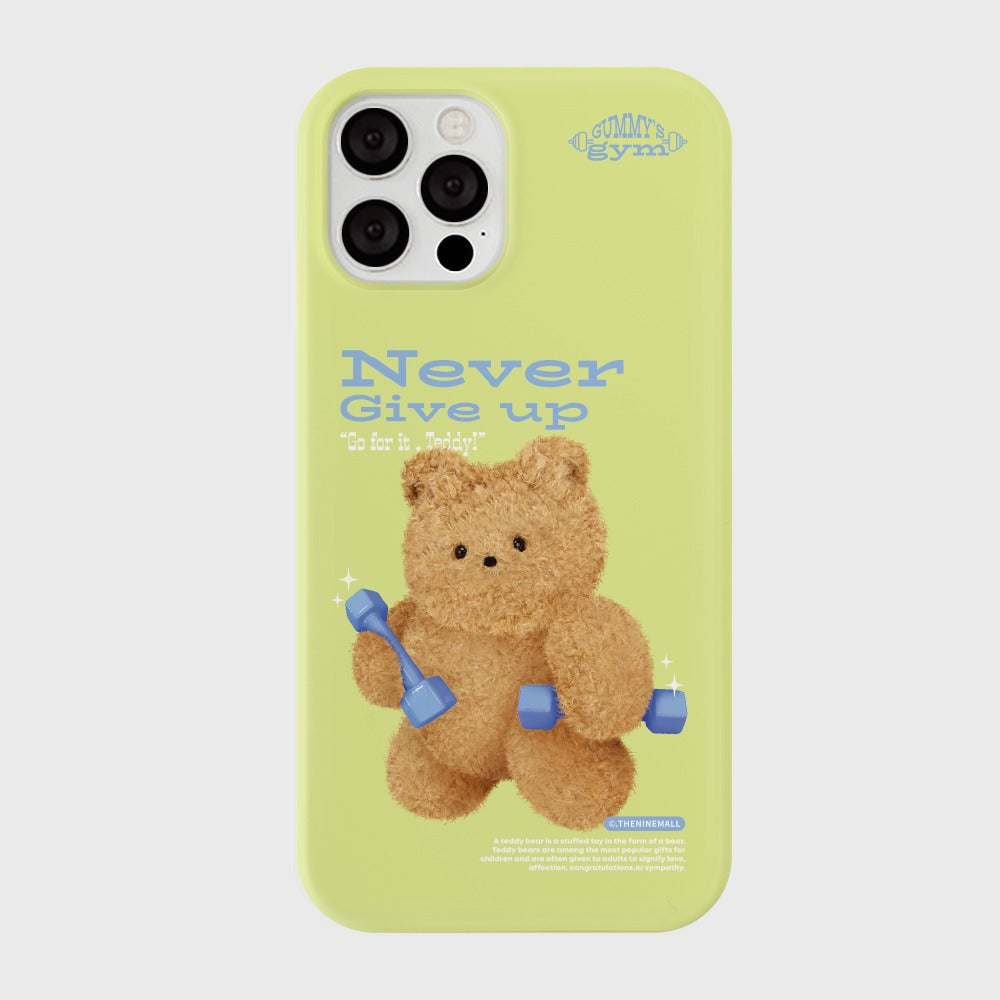 ｜THENINEMALL｜ Green Work Out Hard Phone Case (3 types)