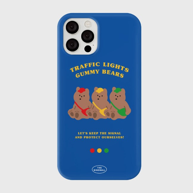 ｜THENINEMALL｜ Gummy Traffic Lights Hard Phone Case