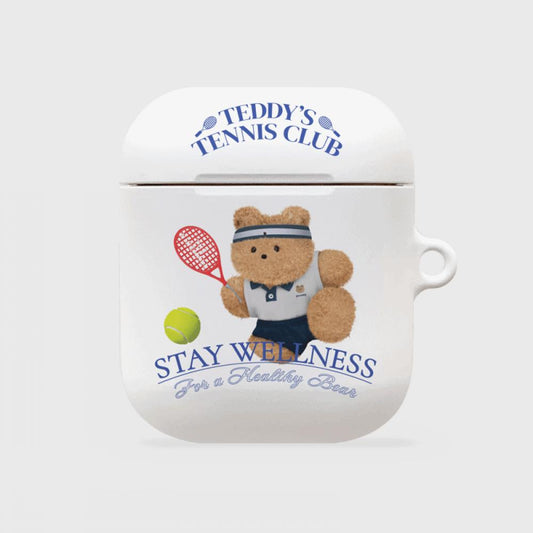 ｜THENINEMALL｜ 테디 테니스 클럽 AirPods Hard Case