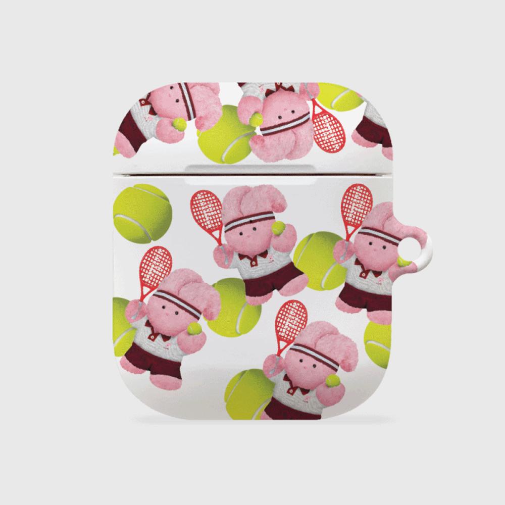 ｜THENINEMALL｜ 패턴 테니스 윈디 AirPods Hard Case