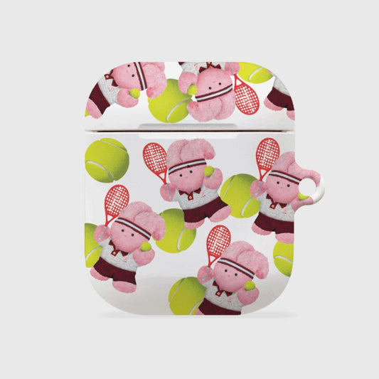 ｜THENINEMALL｜ 패턴 테니스 윈디 AirPods Hard Case