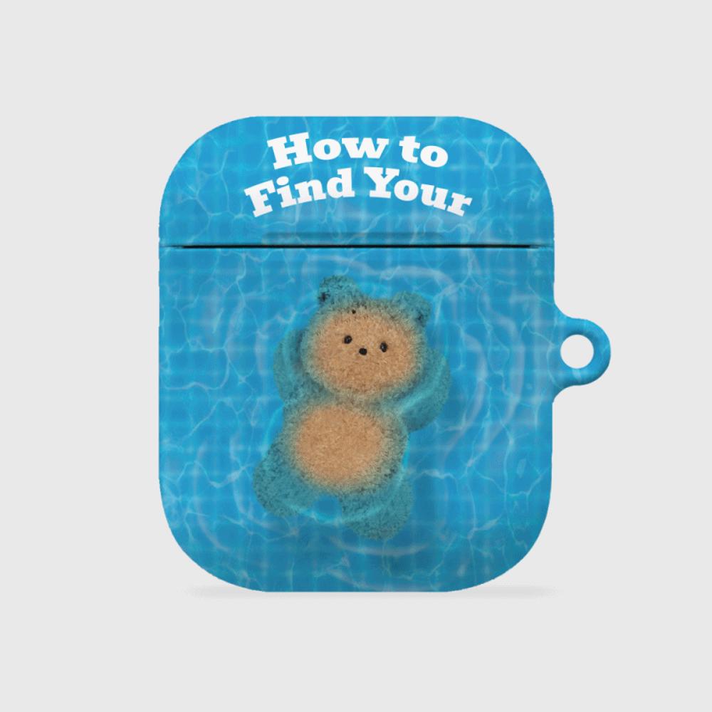 ｜THENINEMALL｜ 블루 이너피스 AirPods Hard Case