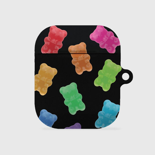 ｜THENINEMALL｜ 패턴 젤리구미 AirPods Hard Case