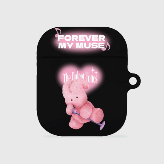 ｜THENINEMALL｜ Pink Muse Windy AirPods Hard Case