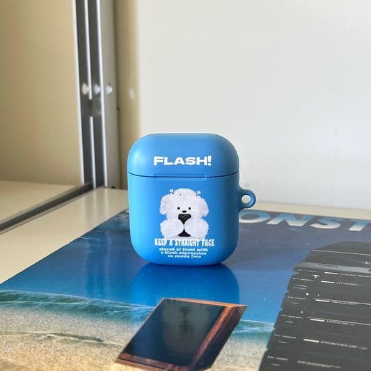 ｜THENINEMALL｜ Ppokku Basic Flash AirPods Hard Case