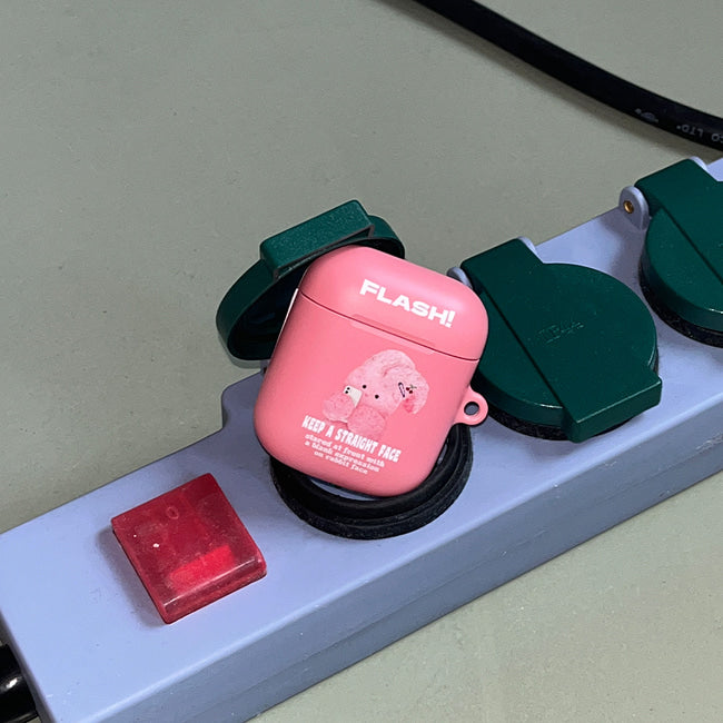 ｜THENINEMALL｜ Windy Baisic Flash AirPods Hard Case