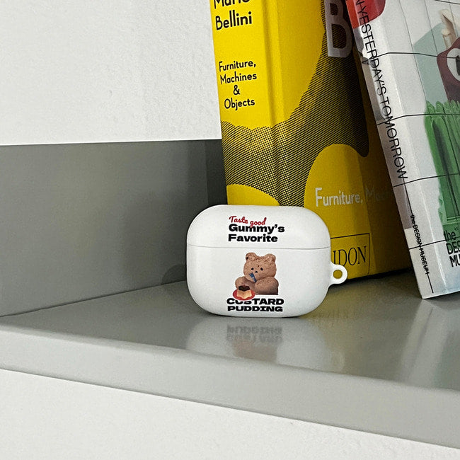 ｜THENINEMALL｜ Pudding Gummy AirPods Hard Case