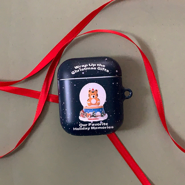 ｜THENINEMALL｜ Hey Tiger Snowball AirPods Hard Case