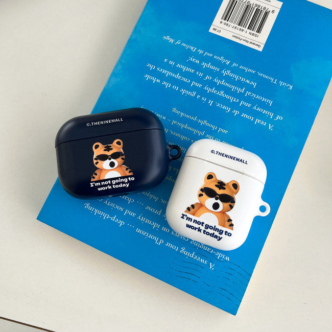 ｜THENINEMALL｜ Hey Tiger Holiday AirPods Hard Case