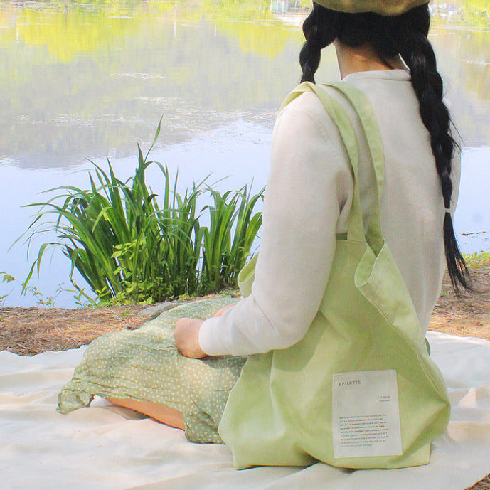 ｜p.palette｜ Light Green Bag