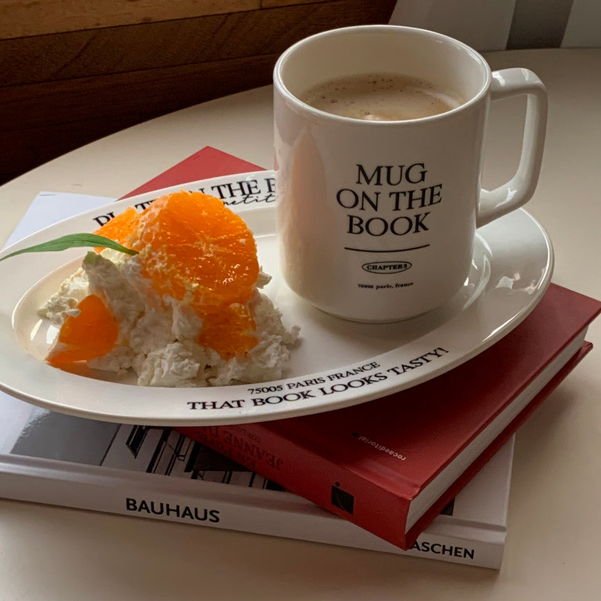 ｜LITTLE COTTAGE｜ 'PLATE ON THE BOOK' OVAL PLATE