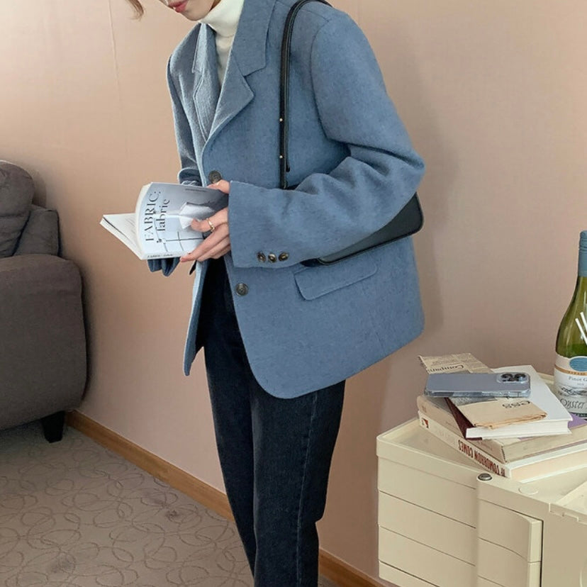 ｜ROBINU｜ ｜wool 50%｜ Hanverine Wool Jacket (2 colour)