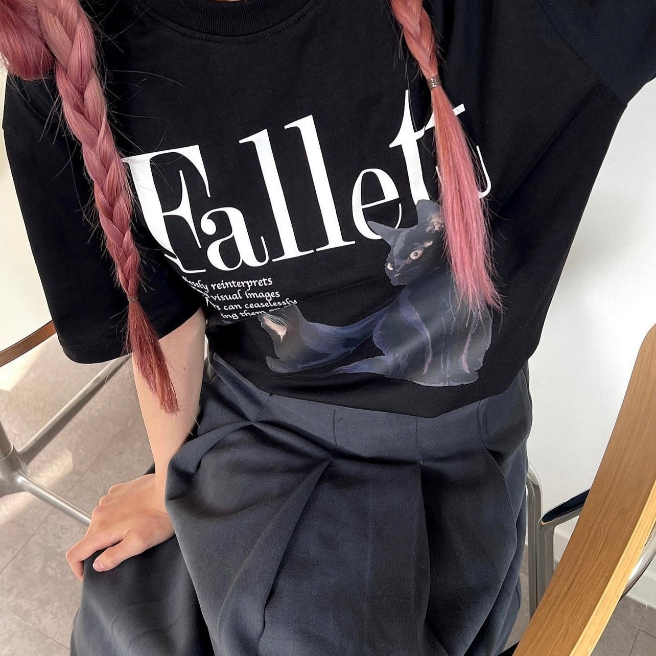 ｜Fallett｜ Deuce Nero Short Sleeve Tee (Black)