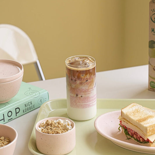 ｜momur｜ Pink Recipe Glass 340ml