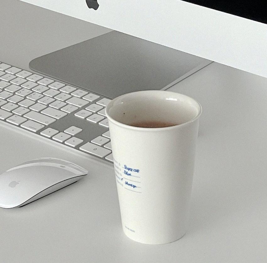 ｜montga｜ The Blue Sleep Paper Mug 380ml
