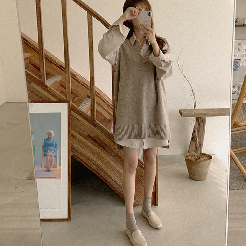 ｜EVERY MORNING｜ Long Knit Vest