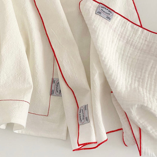 ｜miss-nylong｜ Red Line Fabric 3Set