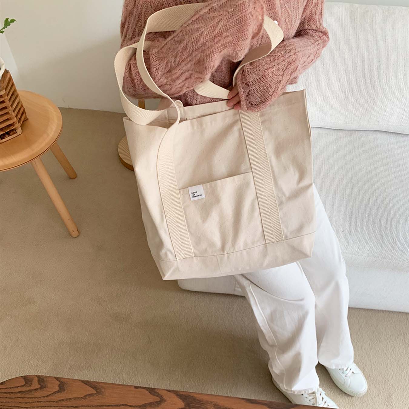 ｜JackO'bag｜ Oatmeal Tote Bag