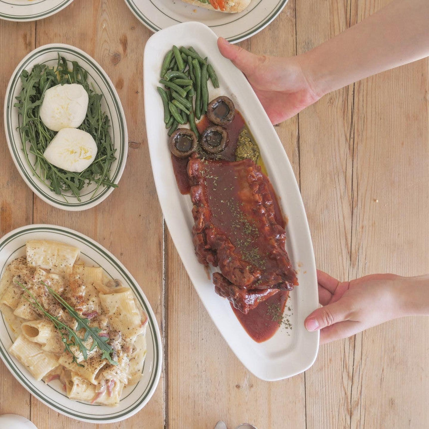 ｜Bracket Table｜ Oval Long Plate