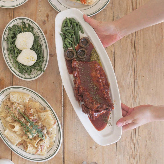 ｜Bracket Table｜ Oval Long Plate