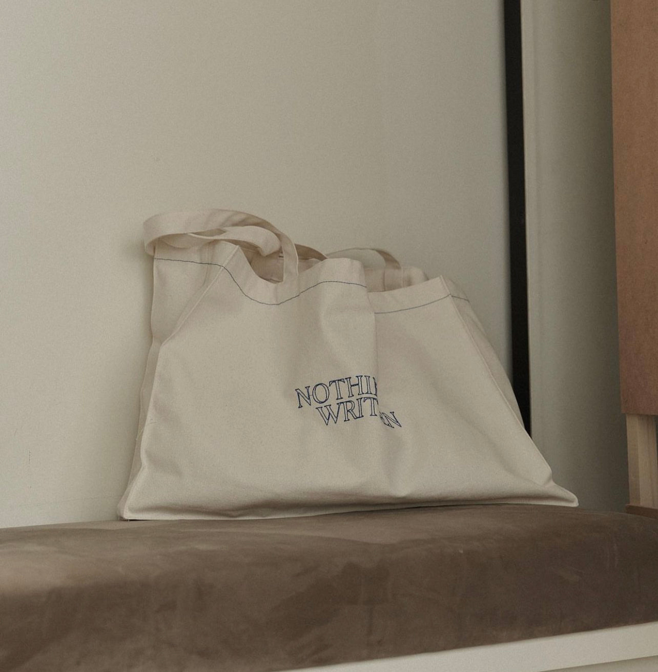 ｜NOTHING WRITTEN｜ Popé Cotton Eco Bag (Large/ Mini)
