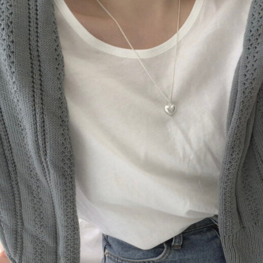 ｜moat｜ Matt Long Heart Necklace