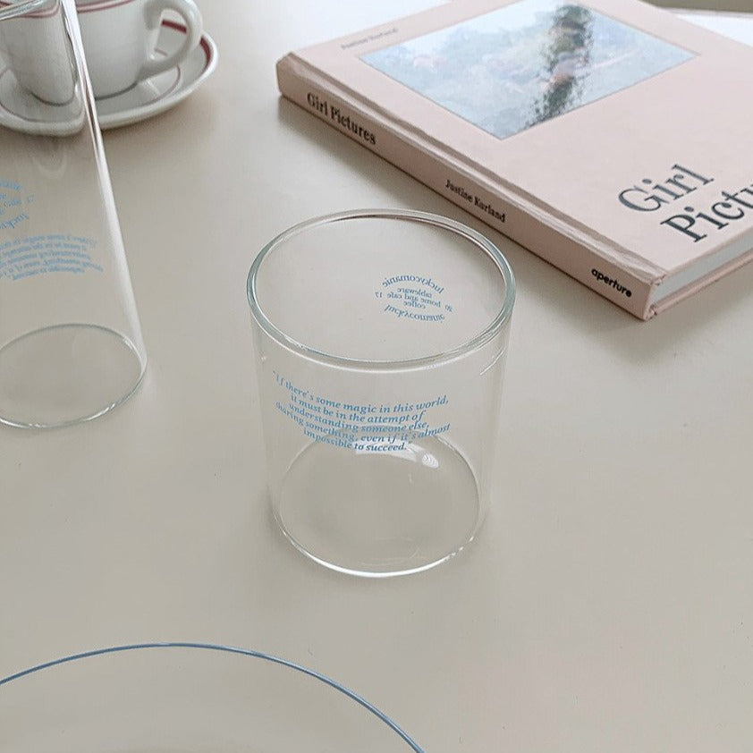 ｜Lucky Comanie｜ Before Sunrise Cafe Juice Glass 430ml