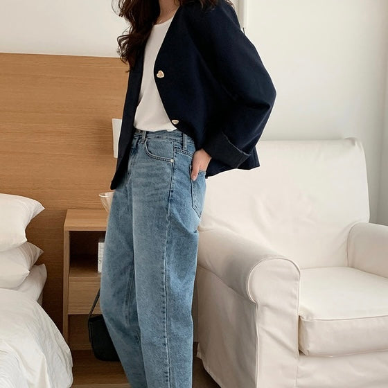 ｜poundcake｜ Heart Button Jacket (3 colour)