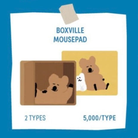 ｜Dinotaeng｜ Boxville Mousepad (2Types)
