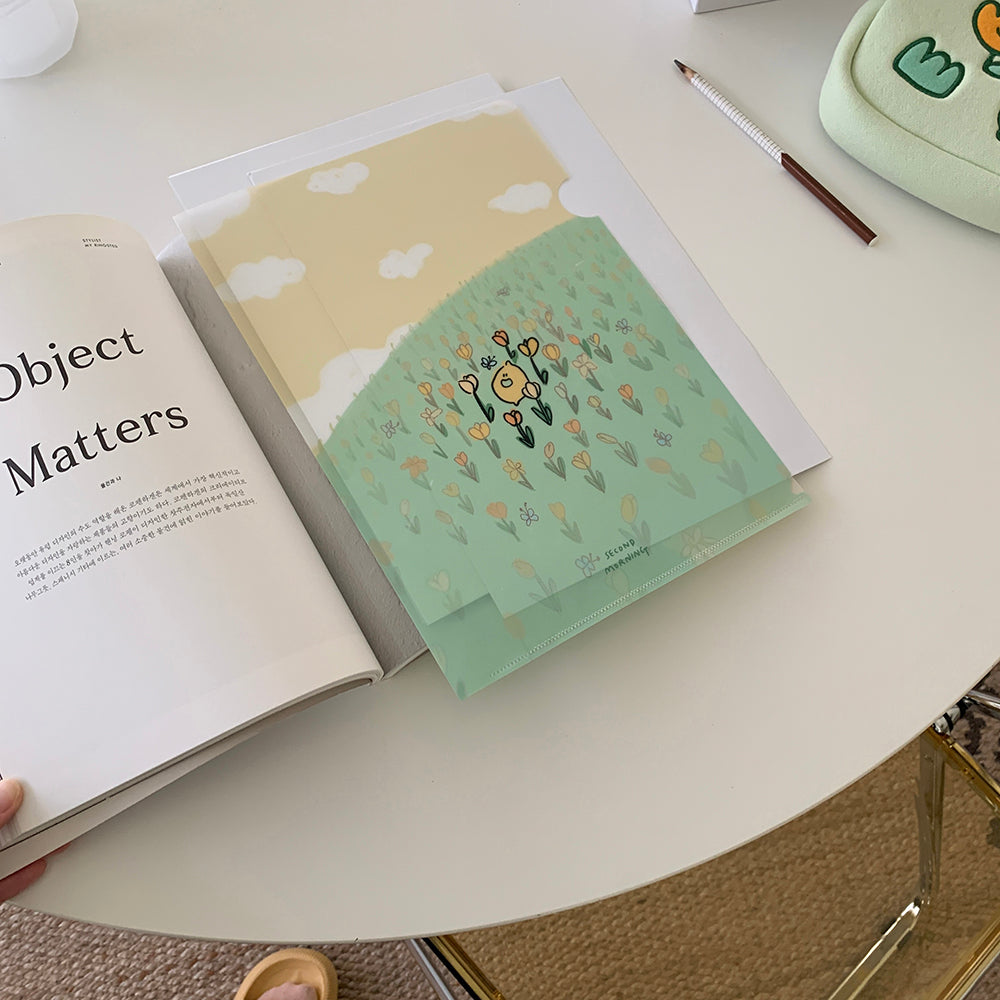 ｜second morning｜ Greenery Clear File