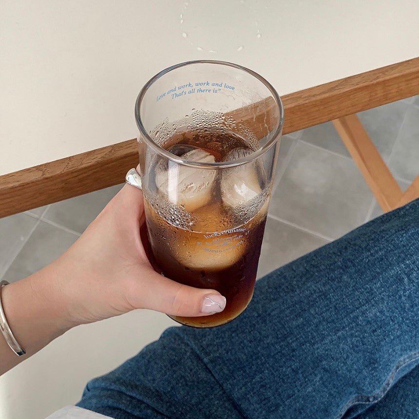 ｜Lucky Comanie｜ Before Sunrise Cafe Coffee Glass 520ml