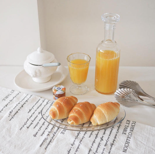 ｜Bracket Table｜ Glass Oval Plate