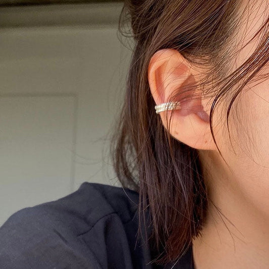 ｜verte｜ ｜925 silver｜ Deux Silver.144 / Roue Earcuff