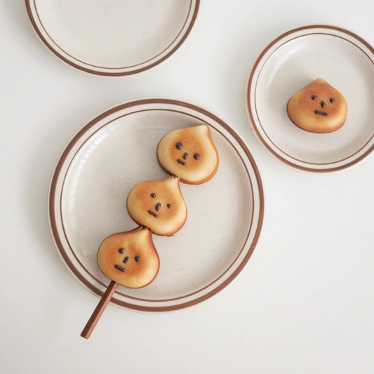 ｜Bracket Table｜ Brownie Rim Plate (4 types)