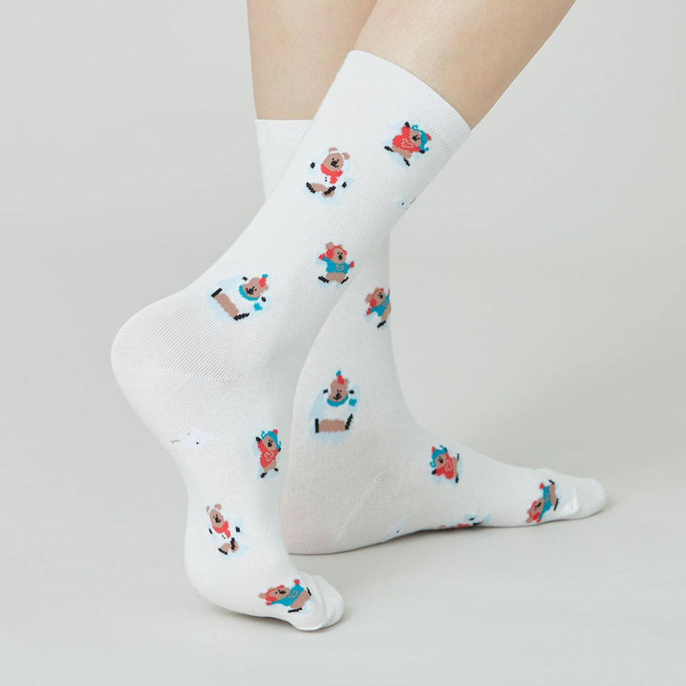 ｜Dinotaeng｜ Marshville Snow Angel Single Socks