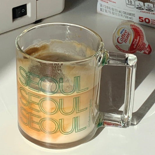 ｜sunday morning plate｜ City Glass 250ml - SEOUL