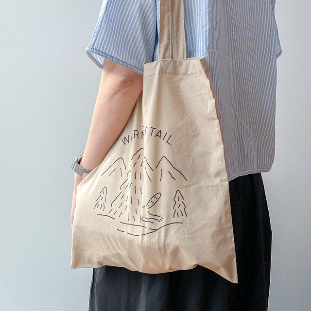 ｜WARMGREYTAIL｜ Logo Bag (Beige)