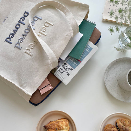 ｜b.write｜ Beloved Eco Bag (Blue)