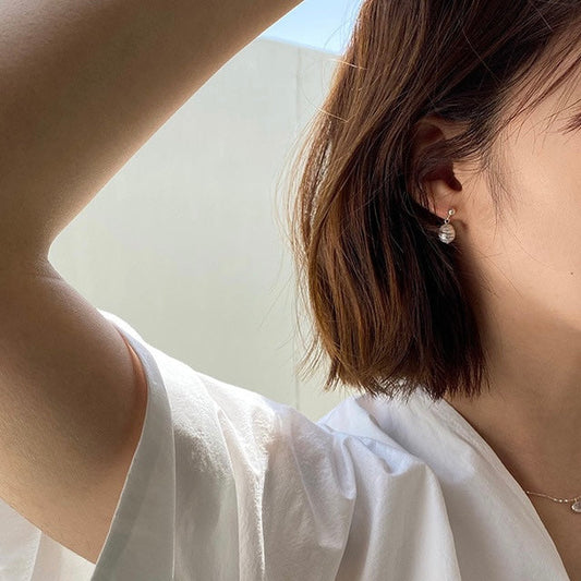 ｜verte｜ ｜925 silver｜ Deux Silver.126 / Pluie Earring