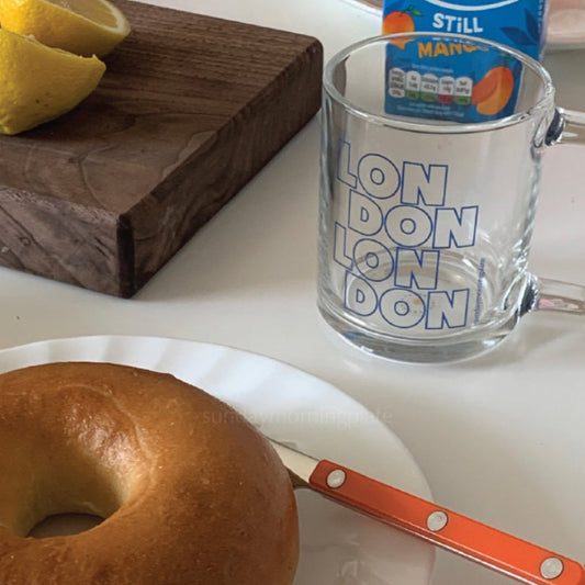 ｜sunday morning plate｜ City Glass 250ml - LONDON