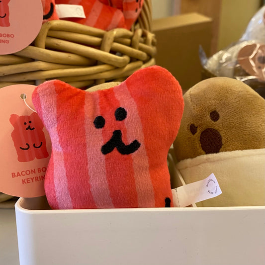 ｜Dinotaeng x InsideObject｜ Bacon BOBO Keyring