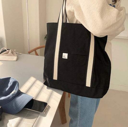 ｜JackO'bag｜ White on Black Bag