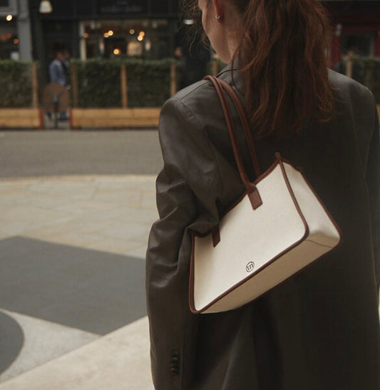 ｜untidy｜｜Vegan Leather｜ Pound Bag Brown