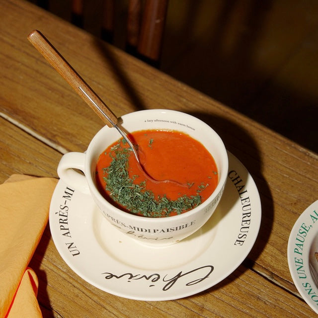 ｜HOTEL PARIS CHILL｜ Lazy Vibes Side Plate (Black)