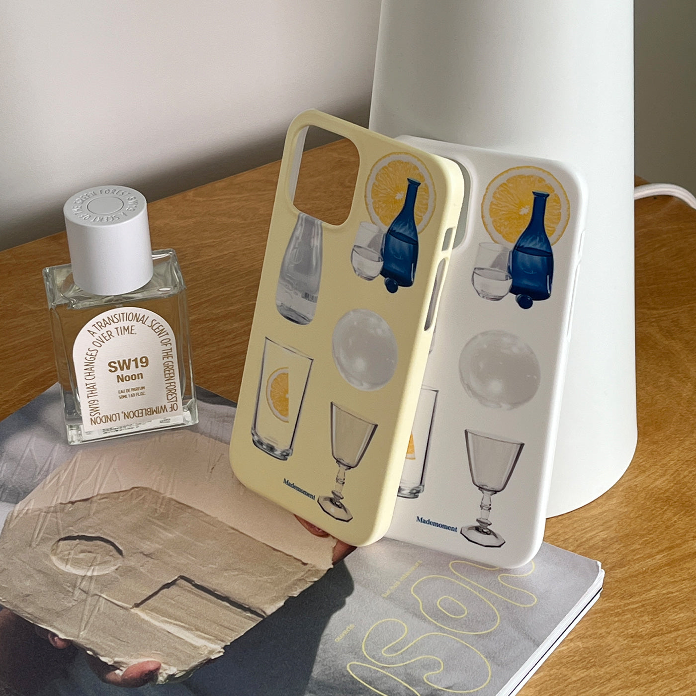 ｜Mademoment｜ Lemon Water 디자인 Phone Case
