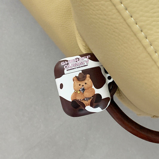 ｜THENINEMALL｜ Pattern Cowboy AirPods Hard Case