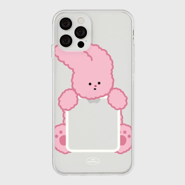 ｜THENINEMALL｜ Photo Windy Clear Phone Case (2 types)