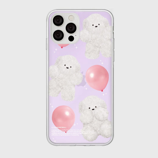 ｜THENINEMALL｜ Pink Balloon Mirror Phone Case