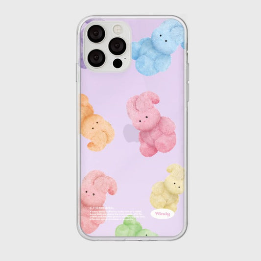 ｜THENINEMALL｜ Rainbow Toy Windy Pattern Mirror Phone Case