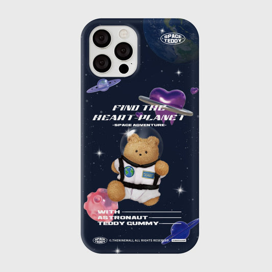 ｜THENINEMALL｜ Space Teddy Hard Phone Case (3 types)